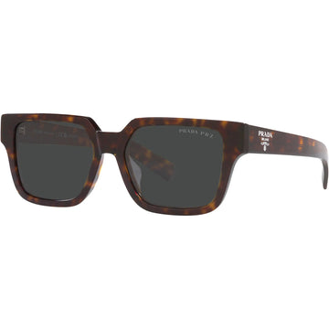 SOLID GRAY POLARIZED LENSES WITH TORTOISE FRAME