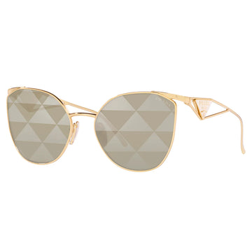 MIRROR LENSES WITH GOLD FRAME