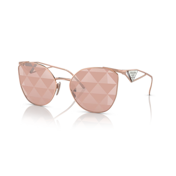 PINK MIRROR LENSES WITH PINK GOLD FRAME