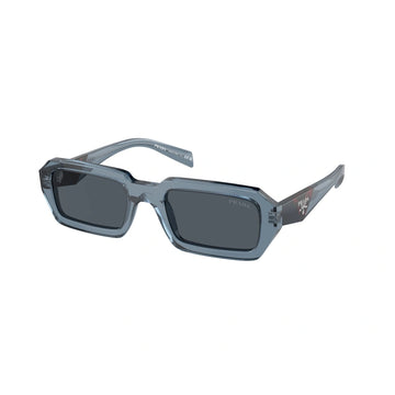 SOLID GRAY LENSES WITH TRANSPARENT BLUE FRAME