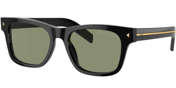 SOLID GREEN POLARIZED LENSES WITH BLACK FRAME