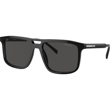 SOLID GRAY LENSES WITH BLACK FRAME