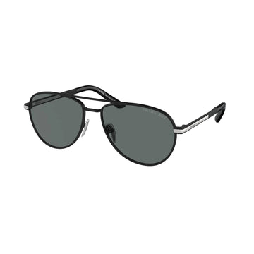 SOLID GRAY POLARIZED LENSES WITH MATTE BLACK FRAME