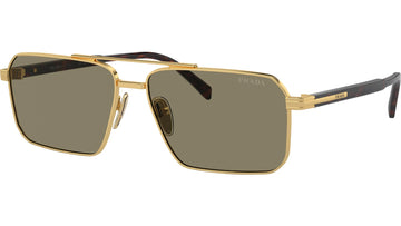 SOLID BROWN LENSES WITH GOLD FRAME