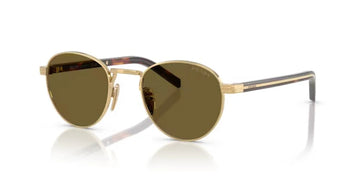 SOLID BROWN LENSES WITH YELLOW GOLD FRAME
