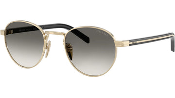 GRAY GRADIENT LENSES WITH LIGHT GOLD FRAME