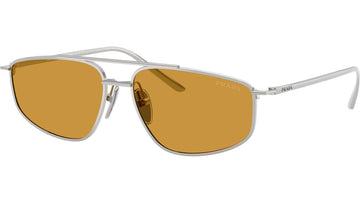 LIGHT YELLOW LENSES WITH SLIVER FRAME