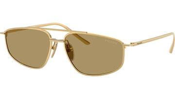 LIGHT BROWN LENSES WITH GOLD FRAME