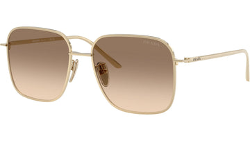 BROWN GRADIENT LENSES WITH LIGHT GOLD FRAME