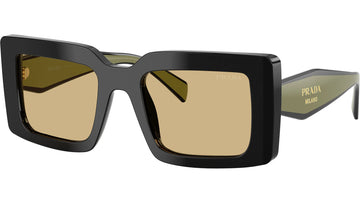 LIGHT YELLOW LENSES WITH BLACK FRAME