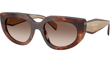 BROWN GRADIENT LENSES WITH CARAMEL TORTOISE FRAME
