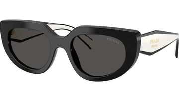 SOLID GRAY LENSES WITH BLACK WHITE FRAME