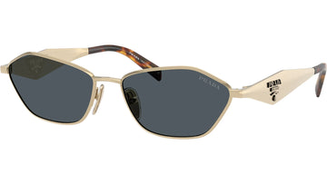 SOLID BLUE LENSES WITH GOLD FRAME