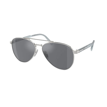 DARK GREY FLASH SILVER LENSES WITH SLIVER FRAME