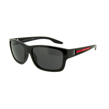 SOLID GRAY LENSES WITH BLACK FRAME