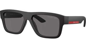 SOLID GRAY POLARIZED LENSES WITH MATTE BLACK FRAME