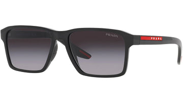 GRAY GRADIENT LENSES WITH SHINY BLACK FRAME