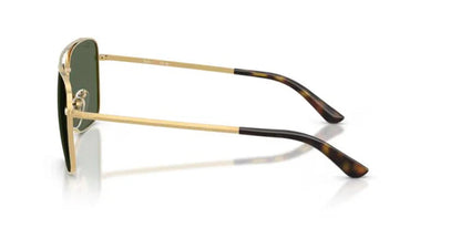 Ray-Ban RB3773I Square Sunglasses in Green Gold, detail view