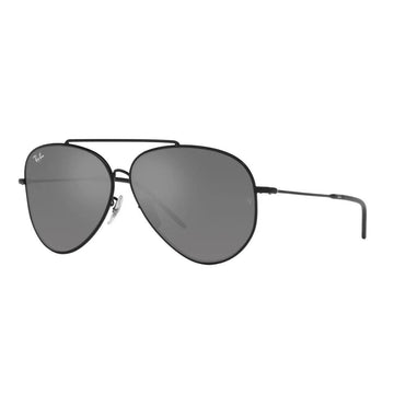 GRAY SLIVRE MIRROR LENSES WITH BLACK FRAME