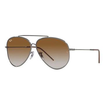 BROWN GRADIENT LENSES WITH GUNMETAL FRAME