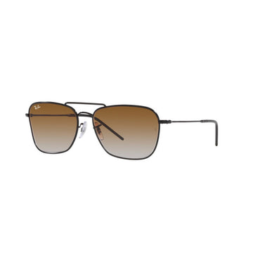 BROWN GRADIENT LENSES WITH BLACK FRAME
