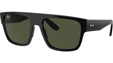 SOLID GREEN LENSES WITH BLACK FRAME