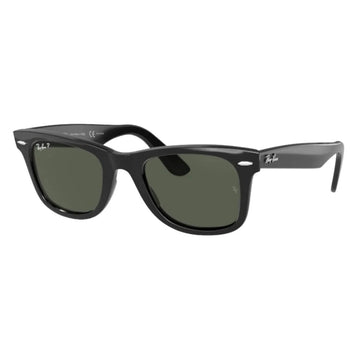 SOLID GREEN POLARIZED LENSES WITH BLACK FRAME