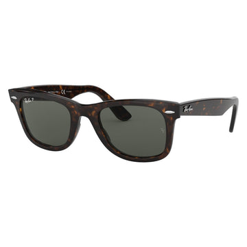 SOLID GREEN POLARIZED LENSES WITH HAVANA FRAME