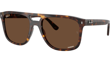 SOLID BROWN POLARIZED LENSES WITH HAVANA FRAME