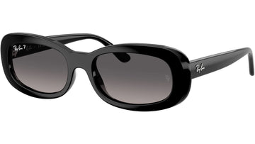 GRAY GRADIENT POLARIZED LENSES WITH SHINY BLACK FRAME