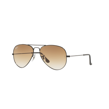 BROWN GRADIENT LENSES WITH BLACK FRAME