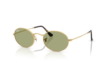 LIGHT GREEN LENSES WITH GOLD FRAME