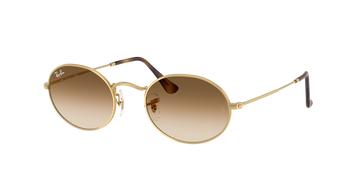 BROWN GRADIENT LENSES WITH GOLD FRAME