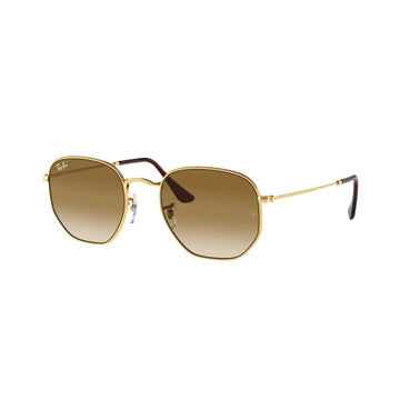 BROWN GRADIENT LENSES WITH GOLD FRAME