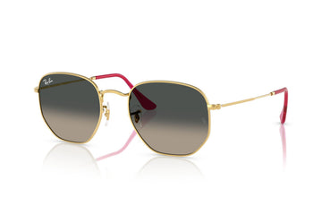 GRAY GRADIENT LENSES WITH GOLD FRAME