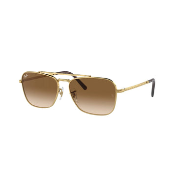 BROWN GRADIENT LENSES WITH GOLD FRAME
