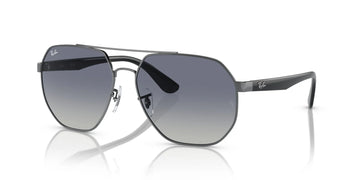 GRAY GRADIENT BLUE LENSES WITH GUNMETAL FRAME