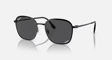SOLID GRAY POLARIZED LENSES WITH BLACK FRAME