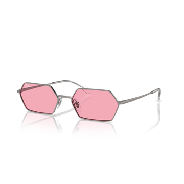 LIGHT PINK LENSES WITH GUNMETAL FRAME