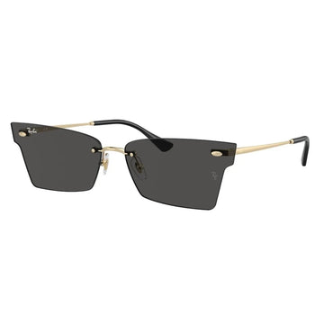 SOLID GRAY LENSES WITH LIGHT GOLD FRAME