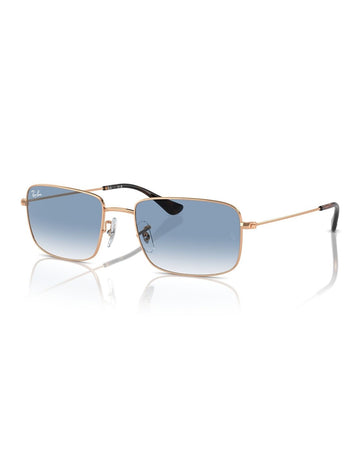 BLUE GRADIENT LENSSE WITH ROSE GOLD FRAME
