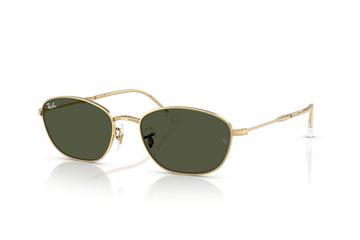 SOLID GREEN LENSES WITH GOLD FRAME