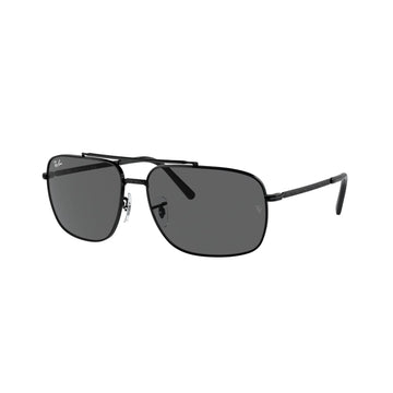 SOLID GRAY LENSES WITH BLACK FRAME