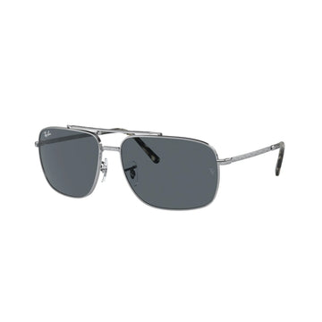 BLUE LENSES WITH SLIVER FRAME