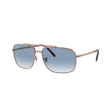 BLUE GRADIENT LENSES WITH ROSE GOLD FRAME