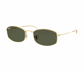 SOLID GREEN LENSES WITH GOLD FRAME