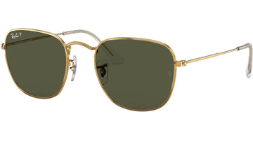 SOLID GREEN POLARIZED LENSES WITH GOLD FRAME