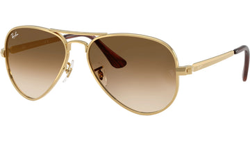 BROWN GRADIENT LENSES WITH GOLD FRAME