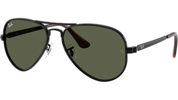 SOLID GREEN LENSES WITH BLACK FRAME