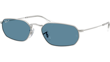 SOLID BLUE POLARIZED LENSES WITH SLIVER FRAME